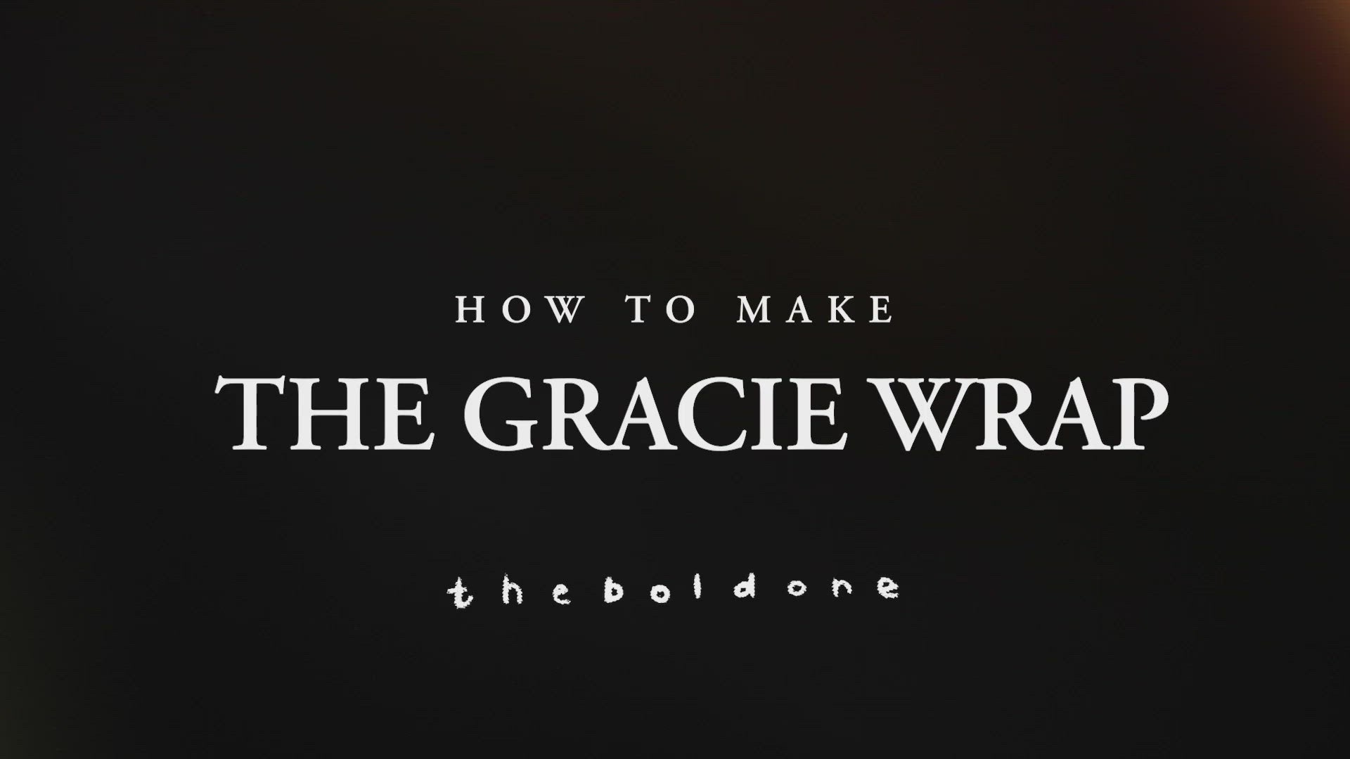 The Gracie Wrap Pattern 'Bundle'